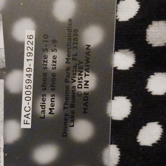 DISNEY PARKS MINNIE MOUSE KNEE HIGH SOCKS - Picture 4 of 4